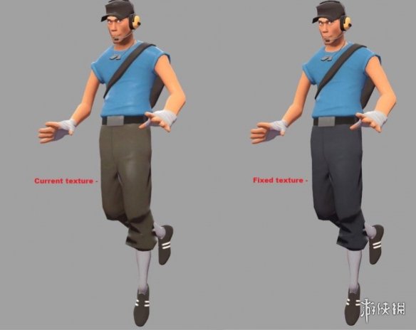 《军团要塞2》十几年老BUG 裤子颜色错误突然被修复